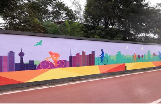 闽清墙体彩绘-围墙