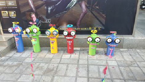 闽清商业区彩绘