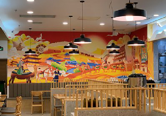 闽清商业空间彩绘介绍。