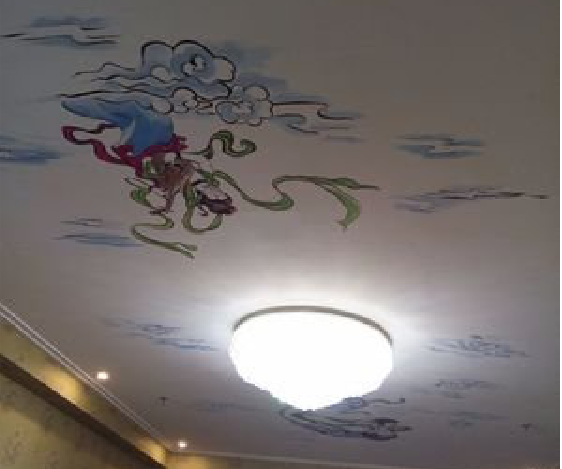 闽清如何快速绘制天花板上的手绘墙？